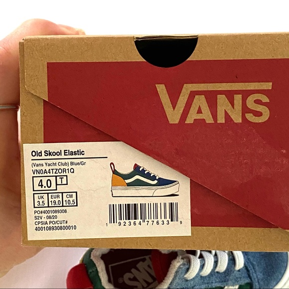SOLD! 💚Vans Toddler Yacht Club Old Skool Elastic - Picture 13 of 15
